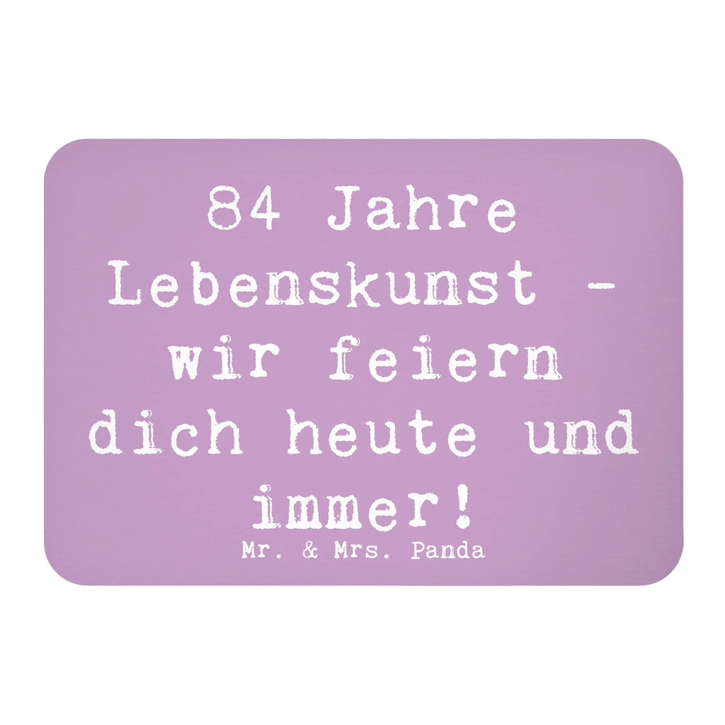 Magnet Spruch 84. Geburtstag Lebenskunst Souvenir Magnet, Pinnwandmagnet, Whiteboard Magnet, Notiz Magnet, Motivmagnete, Dekomagnet, Kühlschrank Dekoration, Kühlschrankmagnet, Geburtstag, Geburtstagsgeschenk, Geschenk