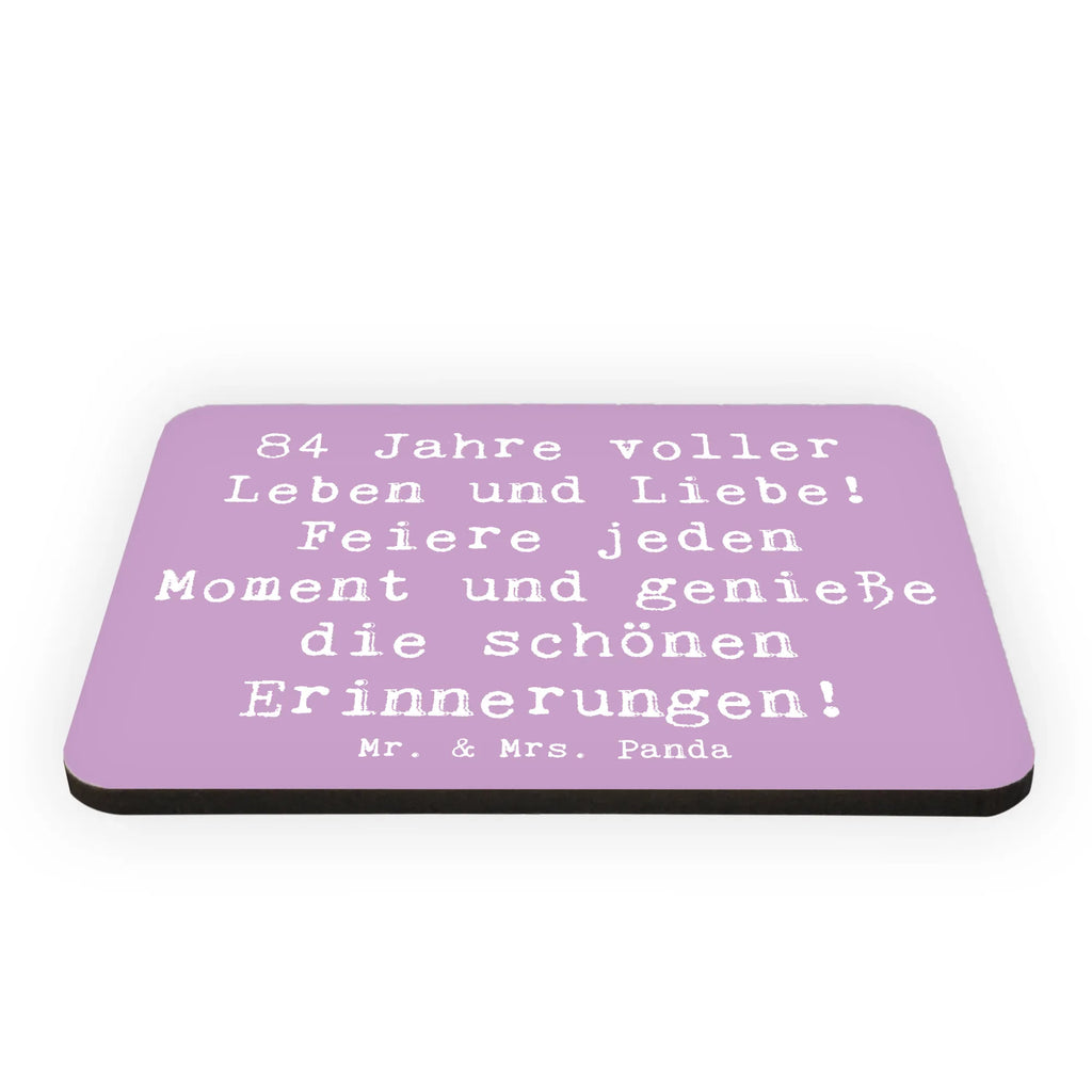 Magnet Spruch 84. Geburtstag Leben und Liebe Kühlschrank Dekoration, Kühlschrankmagnet, Notiz Magnet, Pinnwandmagnet, Dekomagnet, Motivmagnete, Souvenir Magnet, Whiteboard Magnet, Geburtstag, Geburtstagsgeschenk, Geschenk