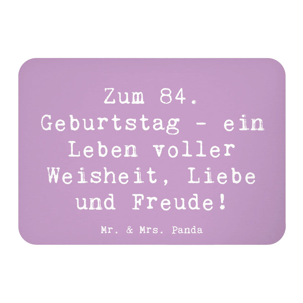 Magnet Spruch 84. Geburtstag Kühlschrankmagnet, Souvenir Magnet, Notiz Magnet, Dekomagnet, Whiteboard Magnet, Motivmagnete, Kühlschrank Dekoration, Pinnwandmagnet, Geburtstag, Geburtstagsgeschenk, Geschenk