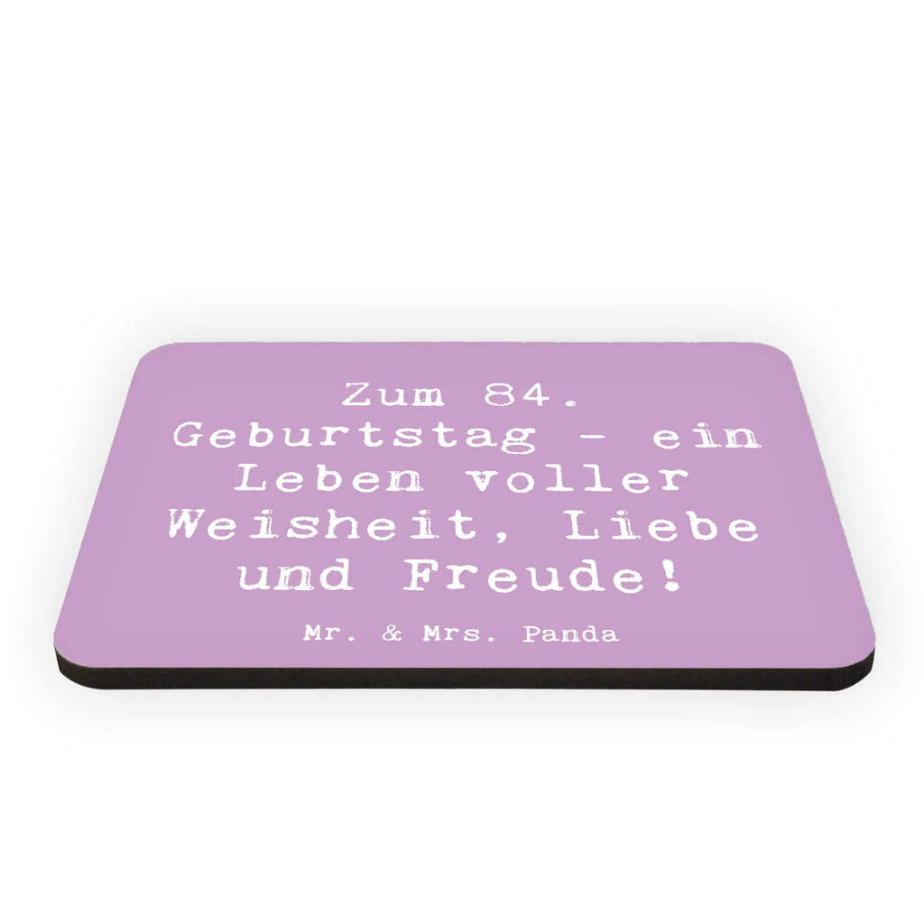 Magnet Spruch 84. Geburtstag Kühlschrankmagnet, Souvenir Magnet, Notiz Magnet, Dekomagnet, Whiteboard Magnet, Motivmagnete, Kühlschrank Dekoration, Pinnwandmagnet, Geburtstag, Geburtstagsgeschenk, Geschenk