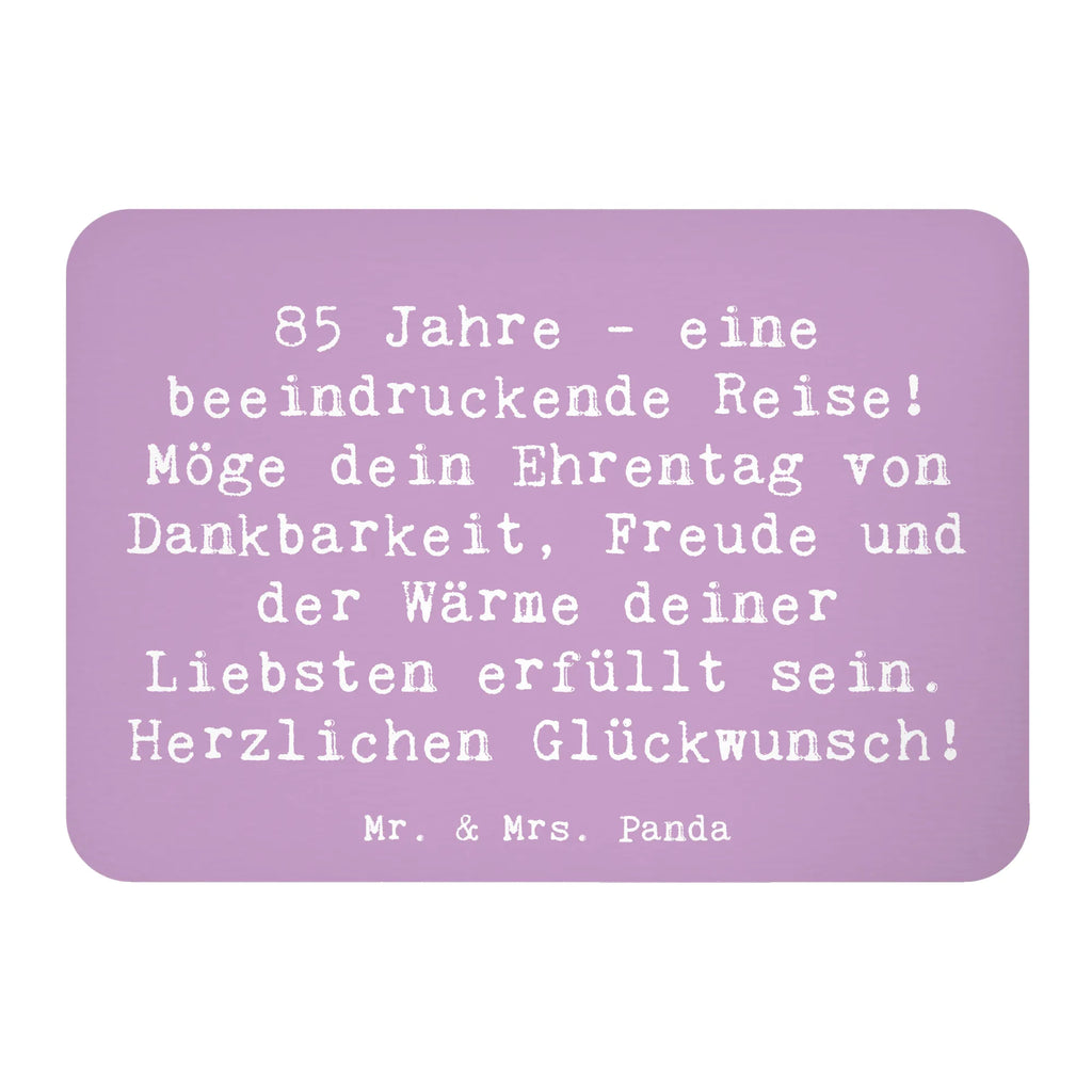 Magnet Spruch 85. Geburtstag Notiz Magnet, Pinnwandmagnet, Whiteboard Magnet, Kühlschrank Dekoration, Dekomagnet, Kühlschrankmagnet, Motivmagnete, Souvenir Magnet, Geburtstag, Geburtstagsgeschenk, Geschenk