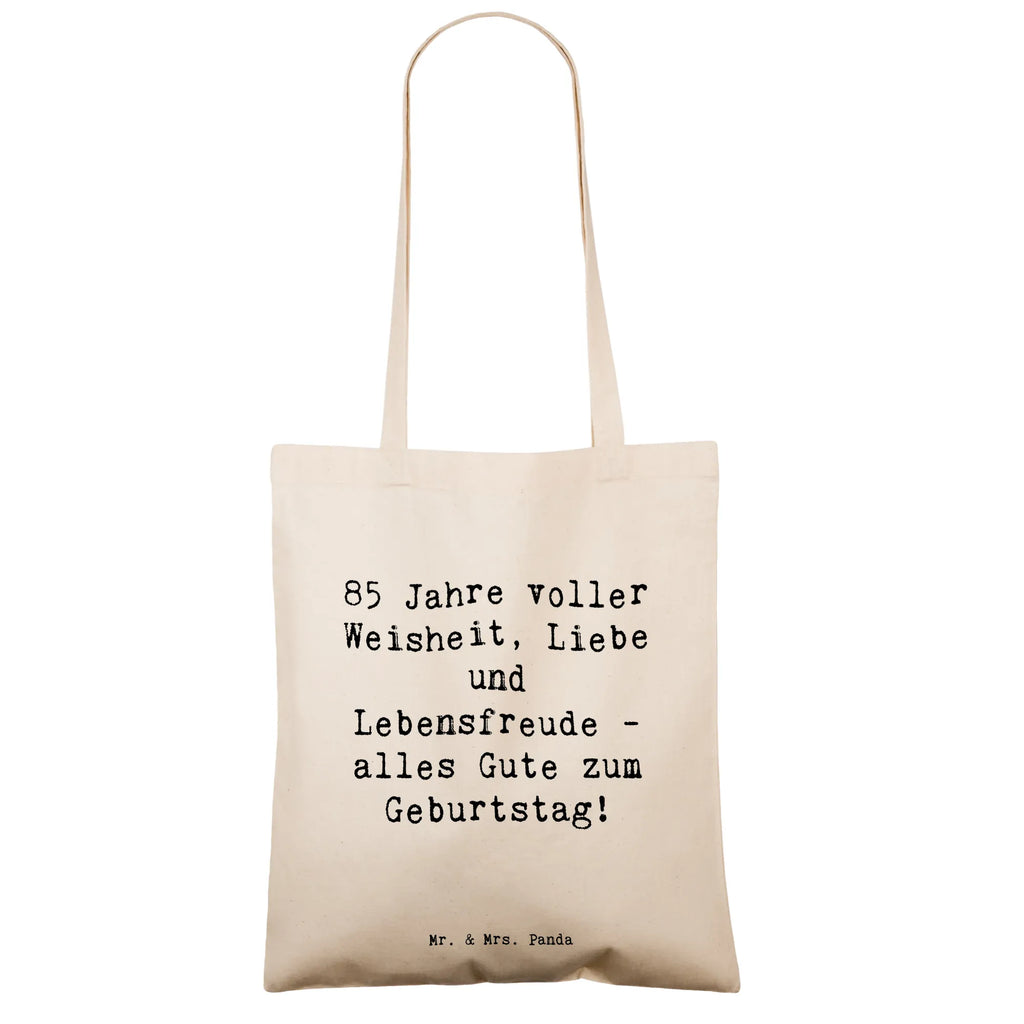 Tragetasche Spruch 85. Geburtstag Weise Beuteltasche, Beutel, Einkaufstasche, Jutebeutel, Stoffbeutel, Tasche, Shopper, Umhängetasche, Strandtasche, Schultertasche, Stofftasche, Tragetasche, Badetasche, Jutetasche, Einkaufstüte, Laptoptasche, Geburtstag, Geburtstagsgeschenk, Geschenk