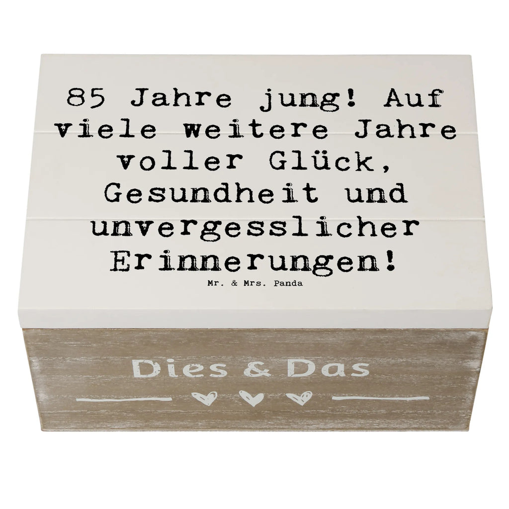 Holzkiste Spruch 85. Geburtstag Freude Erinnerungsbox, Geschenkbox, Kiste, Aufbewahrungsbox, Geschenkdose, XXL, Truhe, Dekokiste, Holzkiste, Erinnerungskiste, Schatulle, Schatzkiste, Geburtstag, Geburtstagsgeschenk, Geschenk