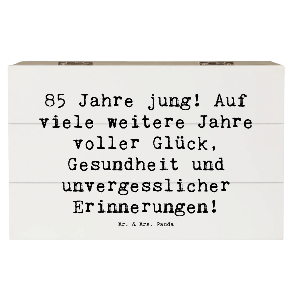 Holzkiste Spruch 85. Geburtstag Freude Erinnerungsbox, Geschenkbox, Kiste, Aufbewahrungsbox, Geschenkdose, XXL, Truhe, Dekokiste, Holzkiste, Erinnerungskiste, Schatulle, Schatzkiste, Geburtstag, Geburtstagsgeschenk, Geschenk