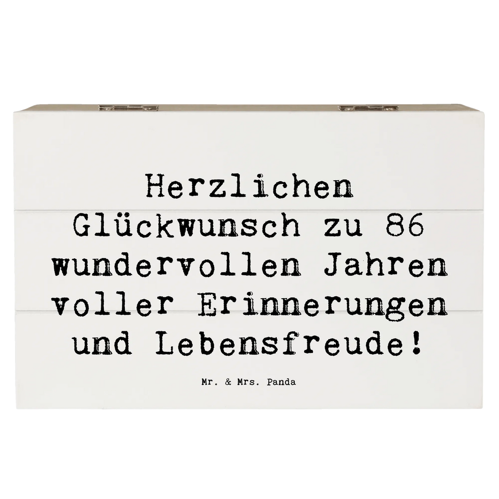 Holzkiste Spruch 86. Geburtstag Geschenkdose, Holzkiste, Erinnerungsbox, XXL, Aufbewahrungsbox, Schatzkiste, Schatulle, Erinnerungskiste, Truhe, Dekokiste, Kiste, Geschenkbox, Geburtstag, Geburtstagsgeschenk, Geschenk
