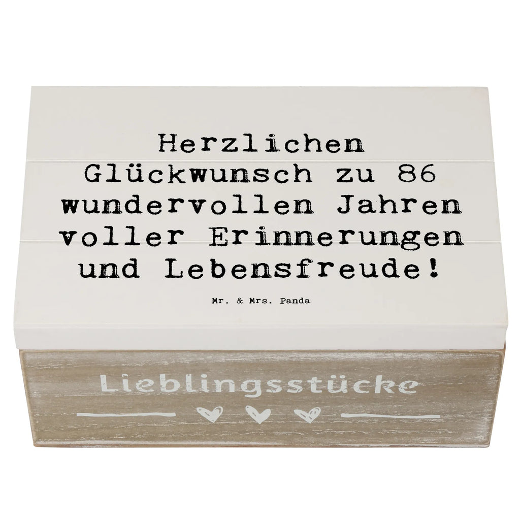 Holzkiste Spruch 86. Geburtstag Geschenkdose, Holzkiste, Erinnerungsbox, XXL, Aufbewahrungsbox, Schatzkiste, Schatulle, Erinnerungskiste, Truhe, Dekokiste, Kiste, Geschenkbox, Geburtstag, Geburtstagsgeschenk, Geschenk