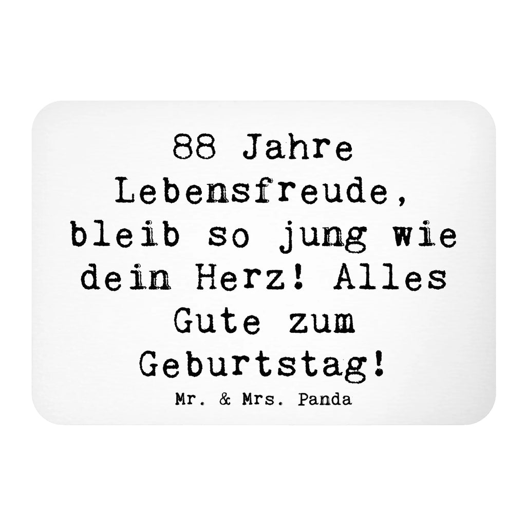 Magnet Saying 88 Jahre Lebensfreude, bleib so jung wie dein Herz! Alles Gute zum Geburtstag! Pinnwandmagnet, Notiz Magnet, Souvenir Magnet, Dekomagnet, Motivmagnete, Kühlschrankmagnet, Whiteboard Magnet, Kühlschrank Dekoration, Geburtstag, Geburtstagsgeschenk, Geschenk