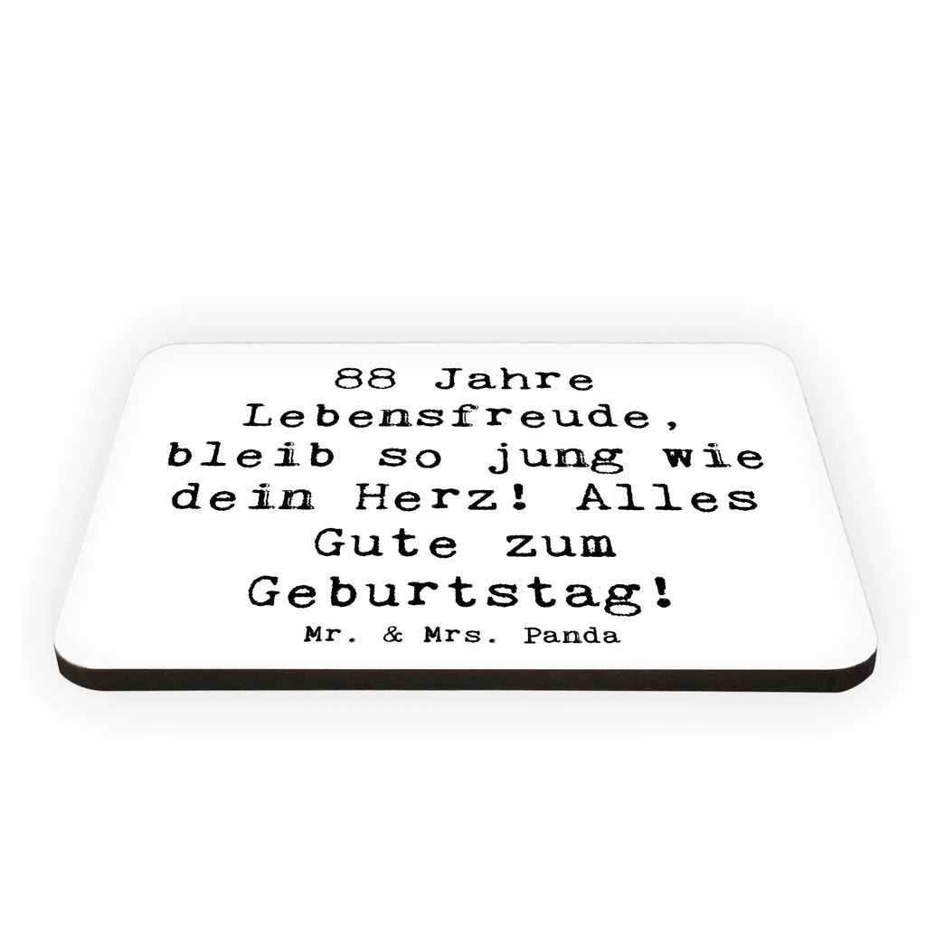 Magnet Saying 88 Jahre Lebensfreude, bleib so jung wie dein Herz! Alles Gute zum Geburtstag! Pinnwandmagnet, Notiz Magnet, Souvenir Magnet, Dekomagnet, Motivmagnete, Kühlschrankmagnet, Whiteboard Magnet, Kühlschrank Dekoration, Geburtstag, Geburtstagsgeschenk, Geschenk