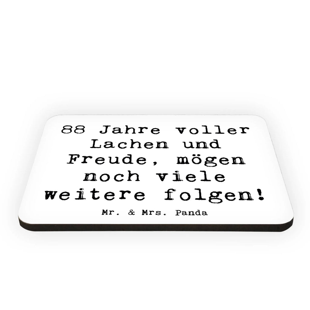 Magnet Saying 88 Jahre voller Lachen und Freude, mögen noch viele weitere folgen! Notiz Magnet, Dekomagnet, Pinnwandmagnet, Whiteboard Magnet, Kühlschrankmagnet, Motivmagnete, Souvenir Magnet, Kühlschrank Dekoration, Geburtstag, Geburtstagsgeschenk, Geschenk