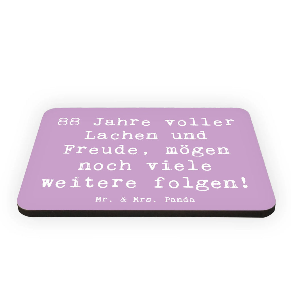 Magnet Saying 88 Jahre voller Lachen und Freude, mögen noch viele weitere folgen! Notiz Magnet, Dekomagnet, Pinnwandmagnet, Whiteboard Magnet, Kühlschrankmagnet, Motivmagnete, Souvenir Magnet, Kühlschrank Dekoration, Geburtstag, Geburtstagsgeschenk, Geschenk