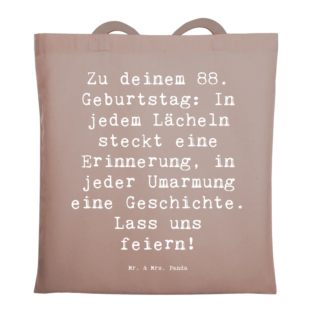 Tragetasche Spruch 88 Geburtstag Beuteltasche, Beutel, Einkaufstasche, Jutebeutel, Stoffbeutel, Tasche, Shopper, Umhängetasche, Strandtasche, Schultertasche, Stofftasche, Tragetasche, Badetasche, Jutetasche, Einkaufstüte, Laptoptasche, Geburtstag, Geburtstagsgeschenk, Geschenk