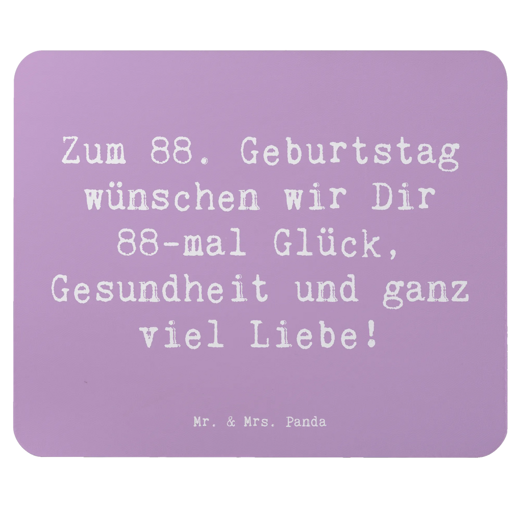 Mouse mat Saying Zum 88. Geburtstag wünschen wir Dir 88-mal Glück, Gesundheit und ganz viel Liebe! Arbeitszimmer, Mausunterlage, Büroausstattung, Mauspad, Einzigartiges Mauspad, Mauspad Büro, Computer zubehör, PC Zubehör, Mousepad, Designer Mauspad, Geburtstag, Geburtstagsgeschenk, Geschenk