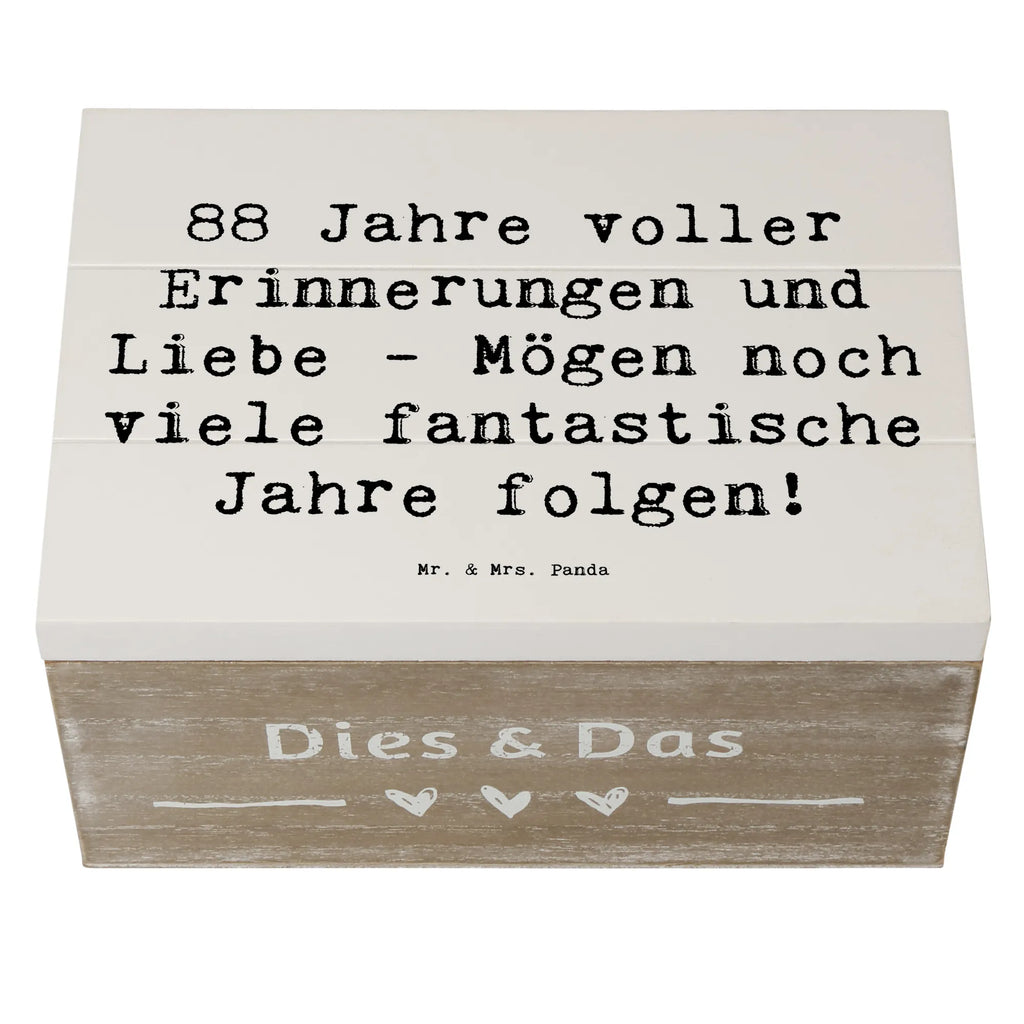 Holzkiste Spruch 88. Geburtstag Erinnerungen Schatzkiste, Dekokiste, Erinnerungsbox, Kiste, Truhe, Geschenkdose, Holzkiste, Schatulle, XXL, Geschenkbox, Erinnerungskiste, Aufbewahrungsbox, Geburtstag, Geburtstagsgeschenk, Geschenk