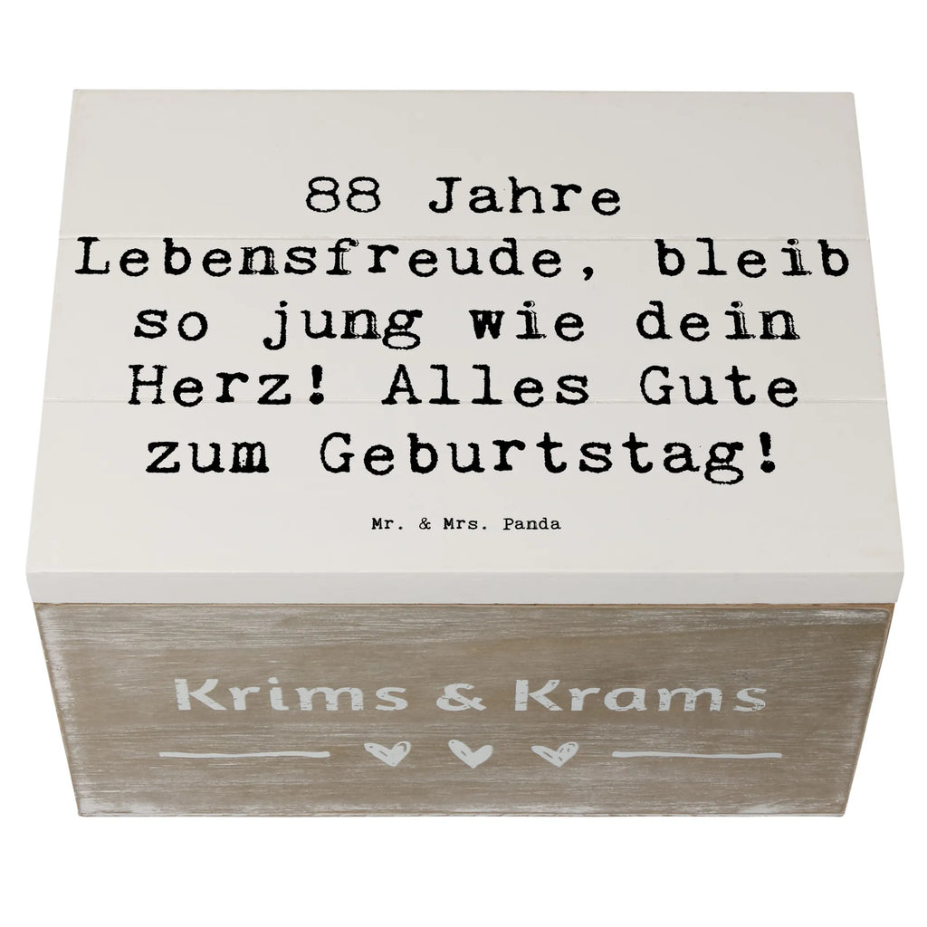 Holzkiste Spruch 88. Geburtstag Jubel Erinnerungskiste, Geschenkdose, Schatzkiste, Dekokiste, XXL, Erinnerungsbox, Kiste, Aufbewahrungsbox, Geschenkbox, Holzkiste, Schatulle, Truhe, Geburtstag, Geburtstagsgeschenk, Geschenk