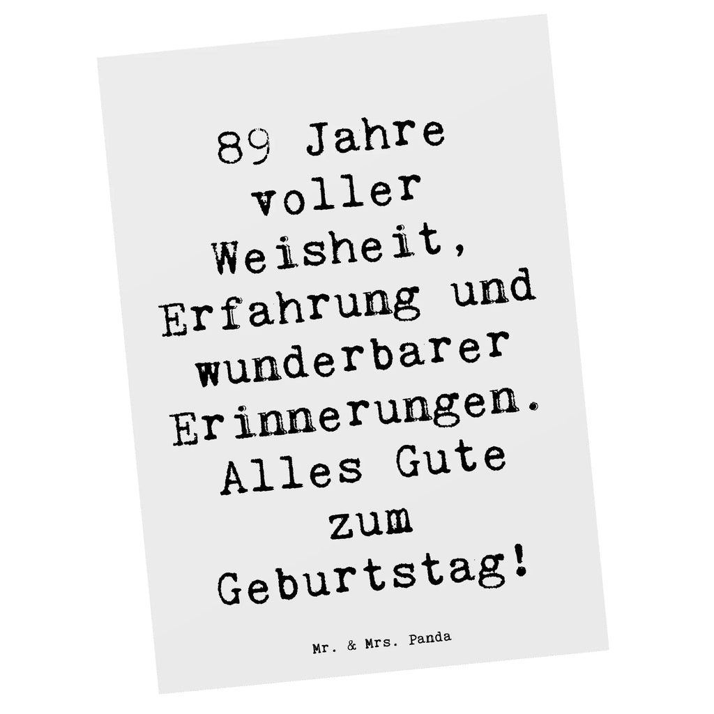 Postkarte Spruch 89. Geburtstag Geburtstagskarte, Grußkarte, Einladung Geburtstag, Einladung, Ansichtskarten, Postkarte, Dankeskarte, Einladungskarten Geburtstag, Karte, Ansichtskarte, Einladungskarte, Geschenkkarte, Geburtstag, Geburtstagsgeschenk, Geschenk