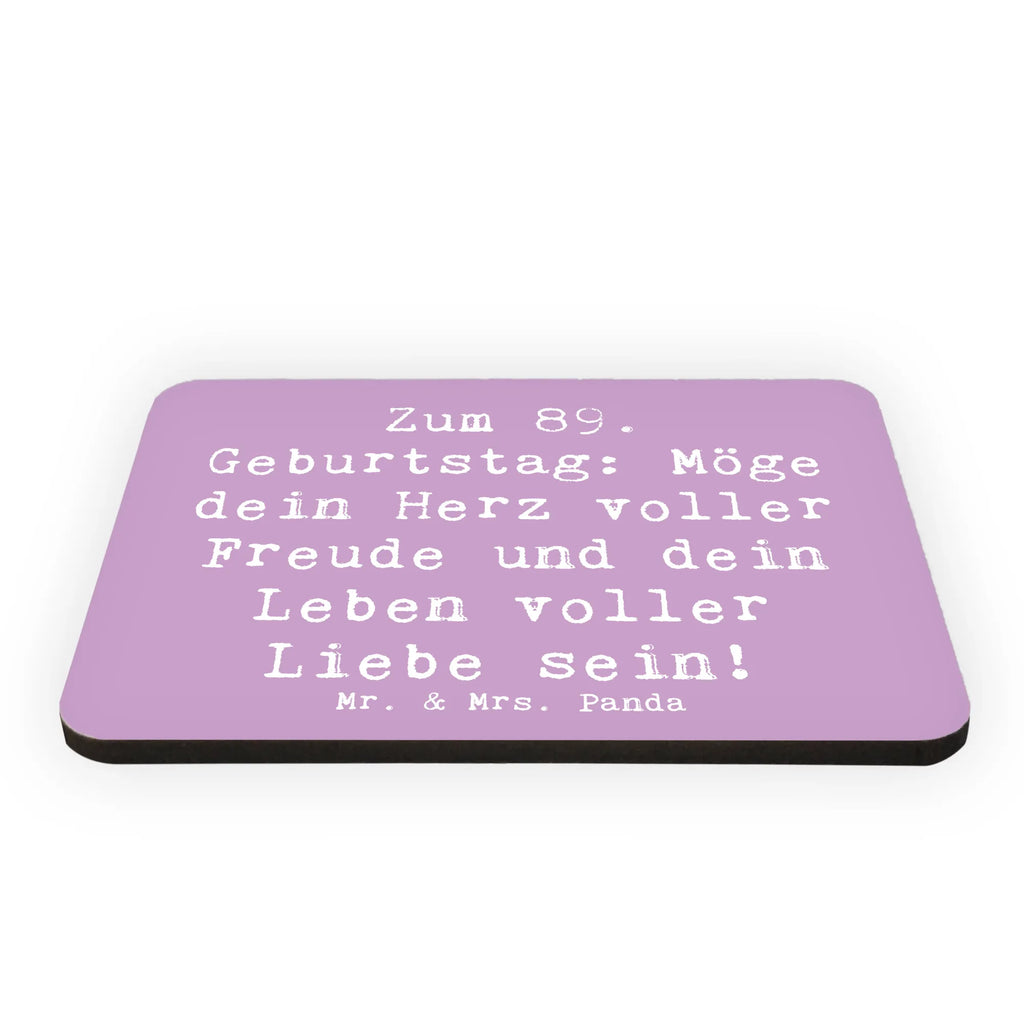 Magnet Spruch 89. Geburtstag Freude Notiz Magnet, Kühlschrankmagnet, Dekomagnet, Whiteboard Magnet, Motivmagnete, Kühlschrank Dekoration, Souvenir Magnet, Pinnwandmagnet, Geburtstag, Geburtstagsgeschenk, Geschenk