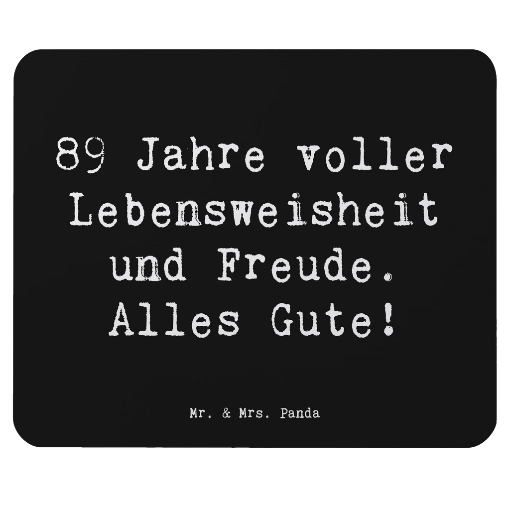 Mouse mat Saying 89 Jahre voller Lebensweisheit und Freude. Alles Gute! Mauspad Büro, PC Zubehör, Mauspad, Einzigartiges Mauspad, Mousepad, Computer zubehör, Arbeitszimmer, Designer Mauspad, Büroausstattung, Mausunterlage, Geburtstag, Geburtstagsgeschenk, Geschenk