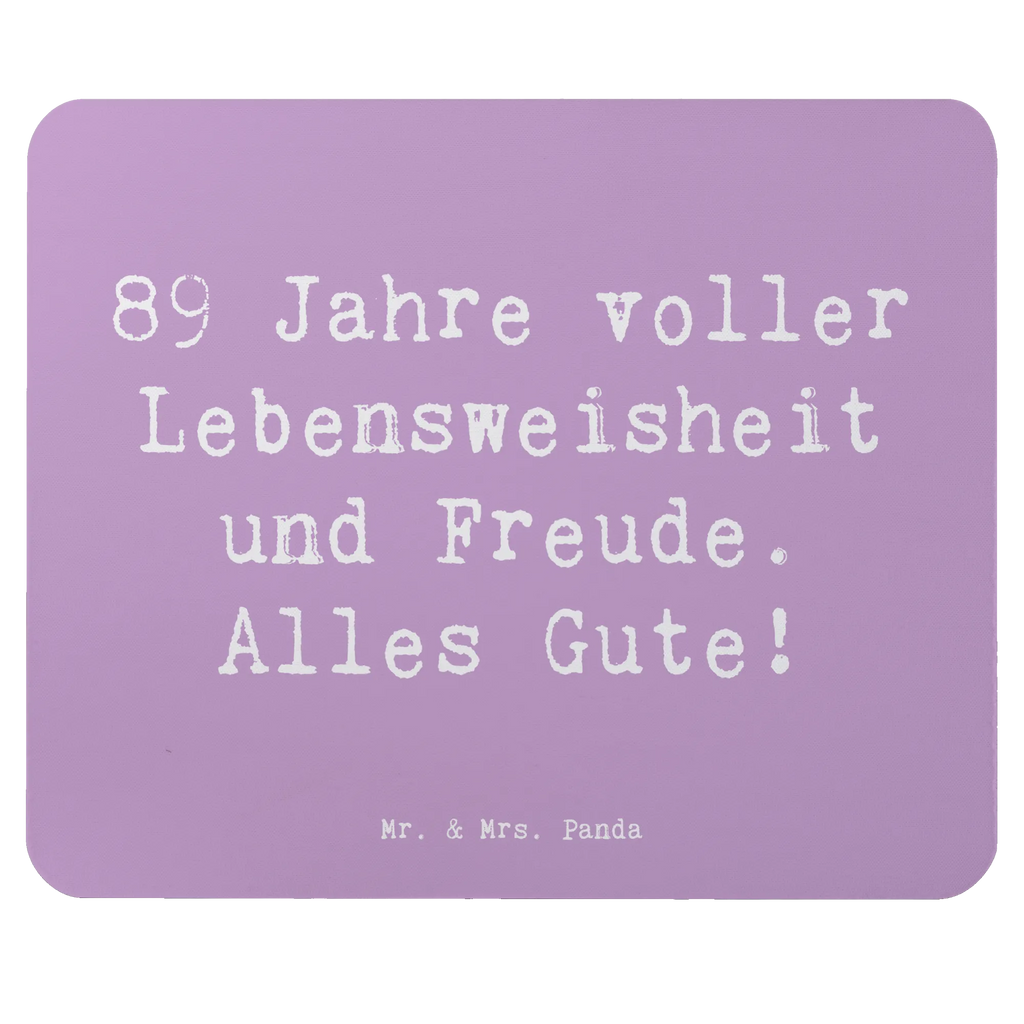 Mouse mat Saying 89 Jahre voller Lebensweisheit und Freude. Alles Gute! Mauspad Büro, PC Zubehör, Mauspad, Einzigartiges Mauspad, Mousepad, Computer zubehör, Arbeitszimmer, Designer Mauspad, Büroausstattung, Mausunterlage, Geburtstag, Geburtstagsgeschenk, Geschenk