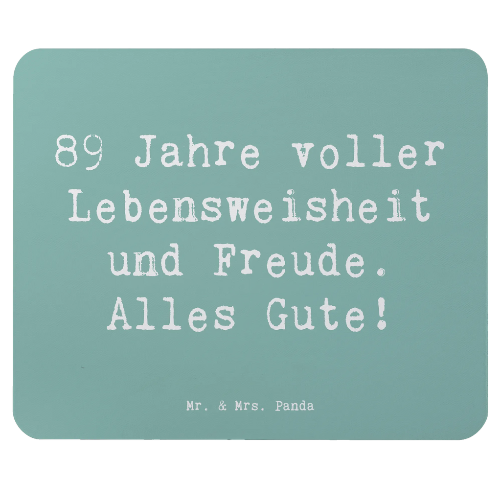 Mouse mat Saying 89 Jahre voller Lebensweisheit und Freude. Alles Gute! Mauspad Büro, PC Zubehör, Mauspad, Einzigartiges Mauspad, Mousepad, Computer zubehör, Arbeitszimmer, Designer Mauspad, Büroausstattung, Mausunterlage, Geburtstag, Geburtstagsgeschenk, Geschenk