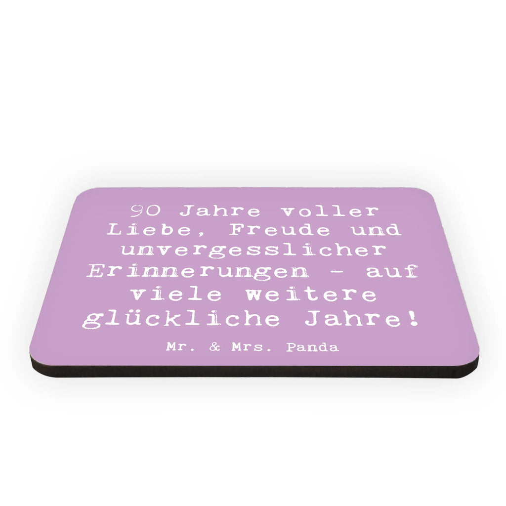 Magnet Saying 90 Jahre voller Liebe, Freude und unvergesslicher Erinnerungen - auf viele weitere glückliche Jahre! Whiteboard Magnet, Kühlschrankmagnet, Dekomagnet, Motivmagnete, Kühlschrank Dekoration, Notiz Magnet, Pinnwandmagnet, Souvenir Magnet, Geburtstag, Geburtstagsgeschenk, Geschenk