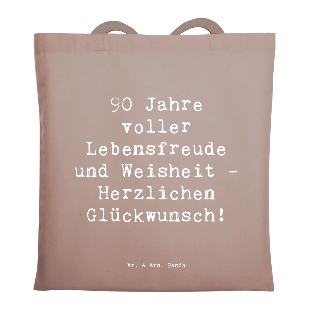 Tragetasche Spruch 90. Geburtstag Lebensfreude Beuteltasche, Beutel, Einkaufstasche, Jutebeutel, Stoffbeutel, Tasche, Shopper, Umhängetasche, Strandtasche, Schultertasche, Stofftasche, Tragetasche, Badetasche, Jutetasche, Einkaufstüte, Laptoptasche, Geburtstag, Geburtstagsgeschenk, Geschenk