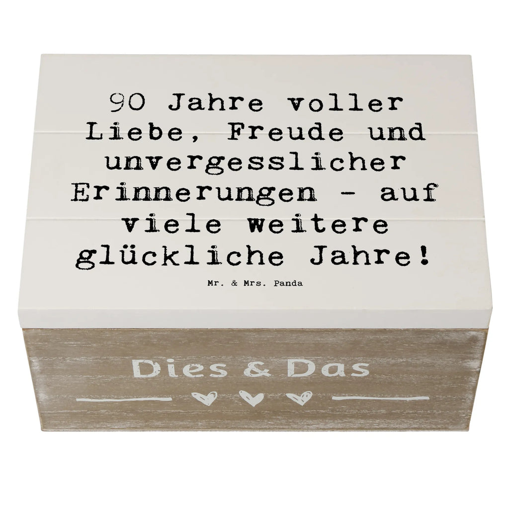 Holzkiste Spruch 90. Geburtstag Liebe Freude Truhe, Erinnerungsbox, XXL, Aufbewahrungsbox, Schatulle, Holzkiste, Geschenkbox, Erinnerungskiste, Schatzkiste, Kiste, Geschenkdose, Dekokiste, Geburtstag, Geburtstagsgeschenk, Geschenk