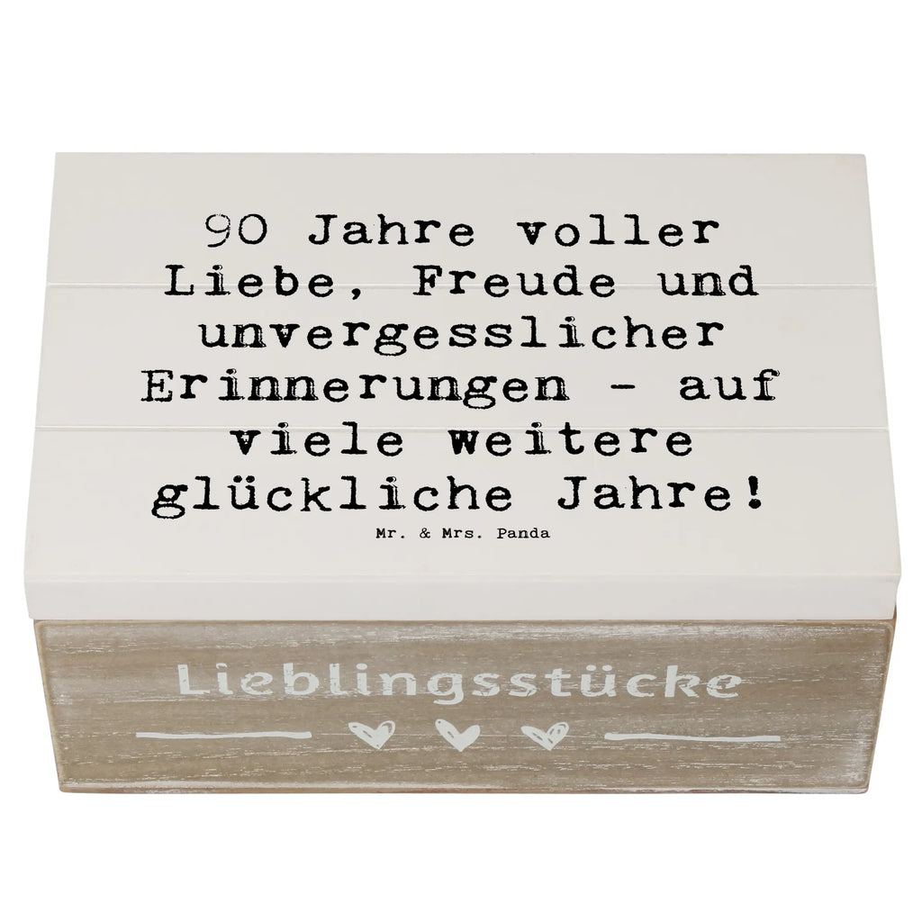 Holzkiste Spruch 90. Geburtstag Liebe Freude Truhe, Erinnerungsbox, XXL, Aufbewahrungsbox, Schatulle, Holzkiste, Geschenkbox, Erinnerungskiste, Schatzkiste, Kiste, Geschenkdose, Dekokiste, Geburtstag, Geburtstagsgeschenk, Geschenk