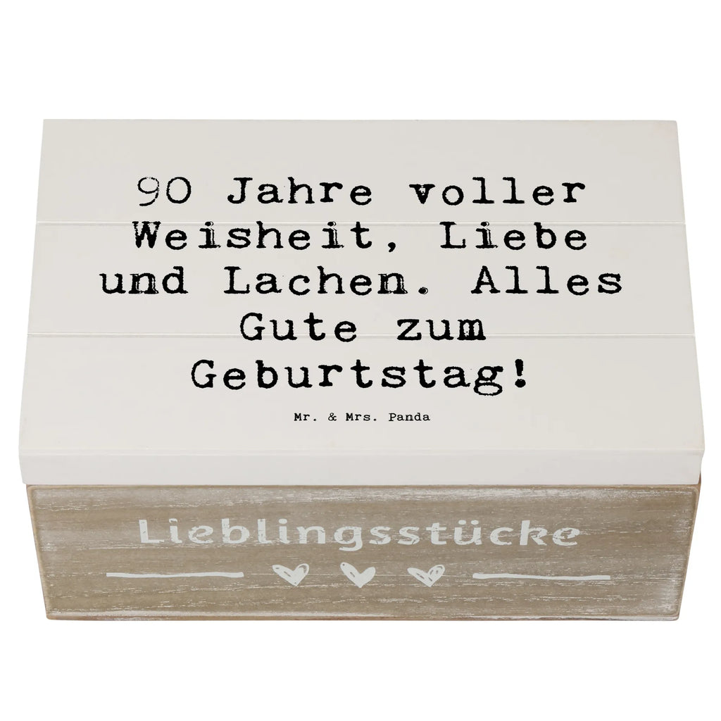 Holzkiste Spruch 90. Geburtstag XXL, Geschenkbox, Aufbewahrungsbox, Geschenkdose, Erinnerungsbox, Erinnerungskiste, Kiste, Truhe, Schatulle, Dekokiste, Holzkiste, Schatzkiste, Geburtstag, Geburtstagsgeschenk, Geschenk