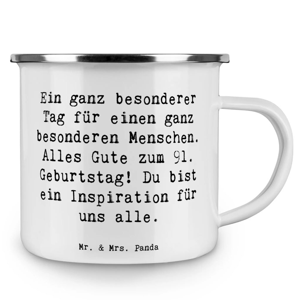 Enamel camping mug Saying Ein ganz besonderer Tag für einen ganz besonderen Menschen. Alles Gute zum 91. Geburtstag! Du bist ein Inspiration für uns alle. Edelstahl Trinkbecher, Metalltasse für Camping, Camping Tasse Emaille, Outdoor Tasse, Camping Becher, Metall Tasse, Campingtassen, Campingbecher, Kaffee Blechtasse, Camping Tasse Metall, Campingtasse, Emaille Trinkbecher, Outdoor Becher, Emaille Tassen, Blechtassen, Emaille Becher Camping, Blechtasse, Tasse Camping, Tasse Emaille, Blechtasse Outdoor, Emaille Becher, Emaille Campingbecher, Camping Tassen, Emailletasse, Camping Tassen Emaille, Emaille Tasse Camping, Camping Becher Edelstahl, Metalltasse, Emaille Tasse, Trinkbecher, Geburtstag, Geburtstagsgeschenk, Geschenk