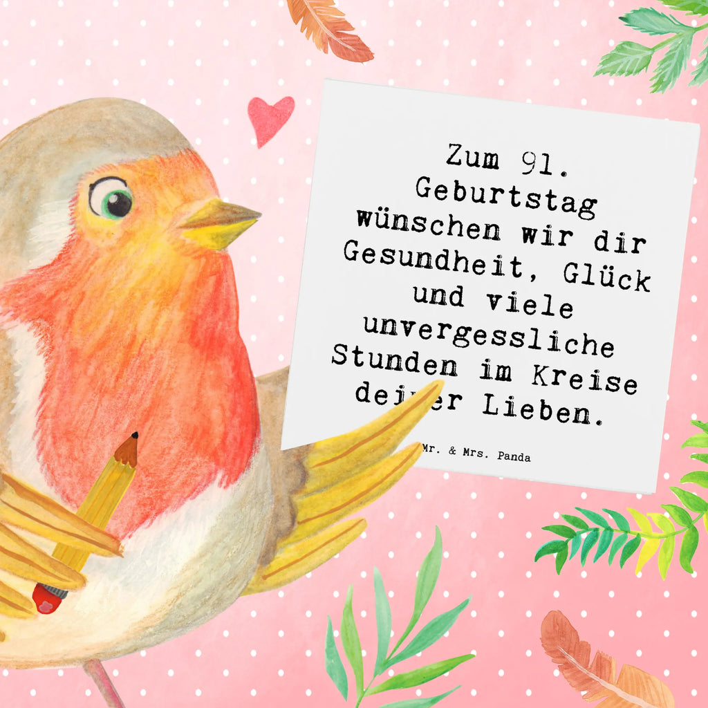 Deluxe Karte Spruch 91. Geburtstag Wünsche Hochzeitskarte, Einladungskarte, Hochwertige Grußkarte, Geburtstagskarte, Glückwunschkarte, Grußkarte, Karte, Hochwertige Klappkarte, Klappkarte, Geburtstag, Geburtstagsgeschenk, Geschenk