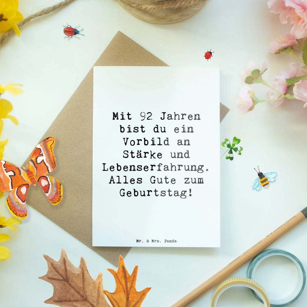 Grußkarte Spruch 92. Geburtstag Wunder Ansichtskarten, Klappkarte, Geburtstagskarte, Einladungskarte, Hochzeitskarte, Grußkarte, Karte, Glückwunschkarte, Geburtstag, Geburtstagsgeschenk, Geschenk