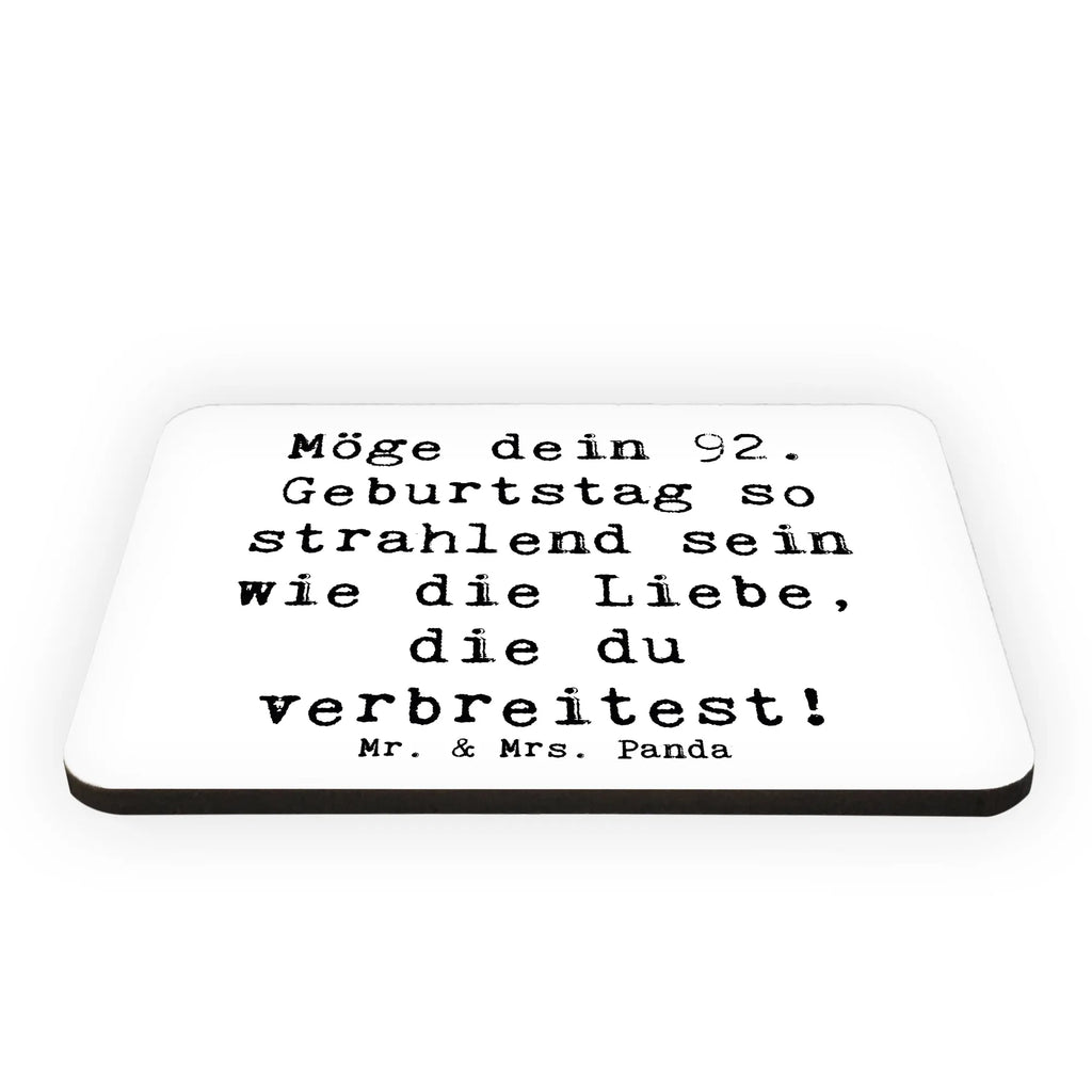 Magnet Spruch 92. Geburtstag Strahlen Souvenir Magnet, Kühlschrank Dekoration, Kühlschrankmagnet, Motivmagnete, Whiteboard Magnet, Pinnwandmagnet, Dekomagnet, Notiz Magnet, Geburtstag, Geburtstagsgeschenk, Geschenk