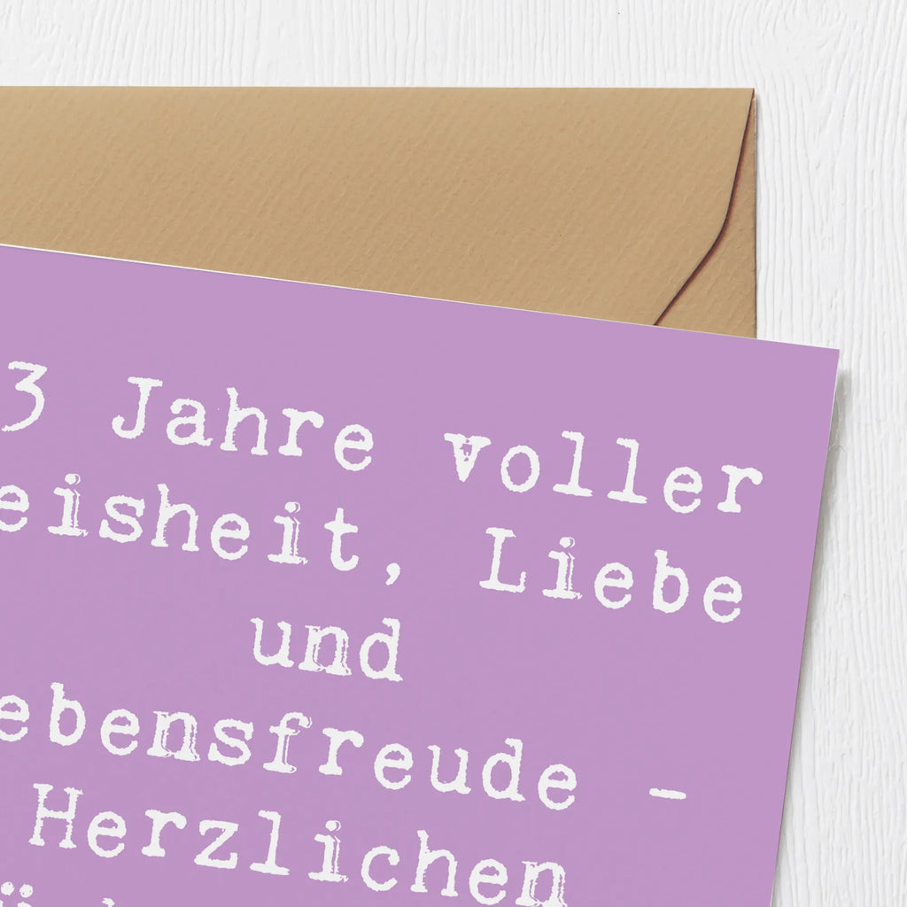 Deluxe Karte Spruch 93. Geburtstag Karte, Hochwertige Klappkarte, Geburtstagskarte, Hochwertige Grußkarte, Grußkarte, Einladungskarte, Glückwunschkarte, Klappkarte, Hochzeitskarte, Geburtstag, Geburtstagsgeschenk, Geschenk