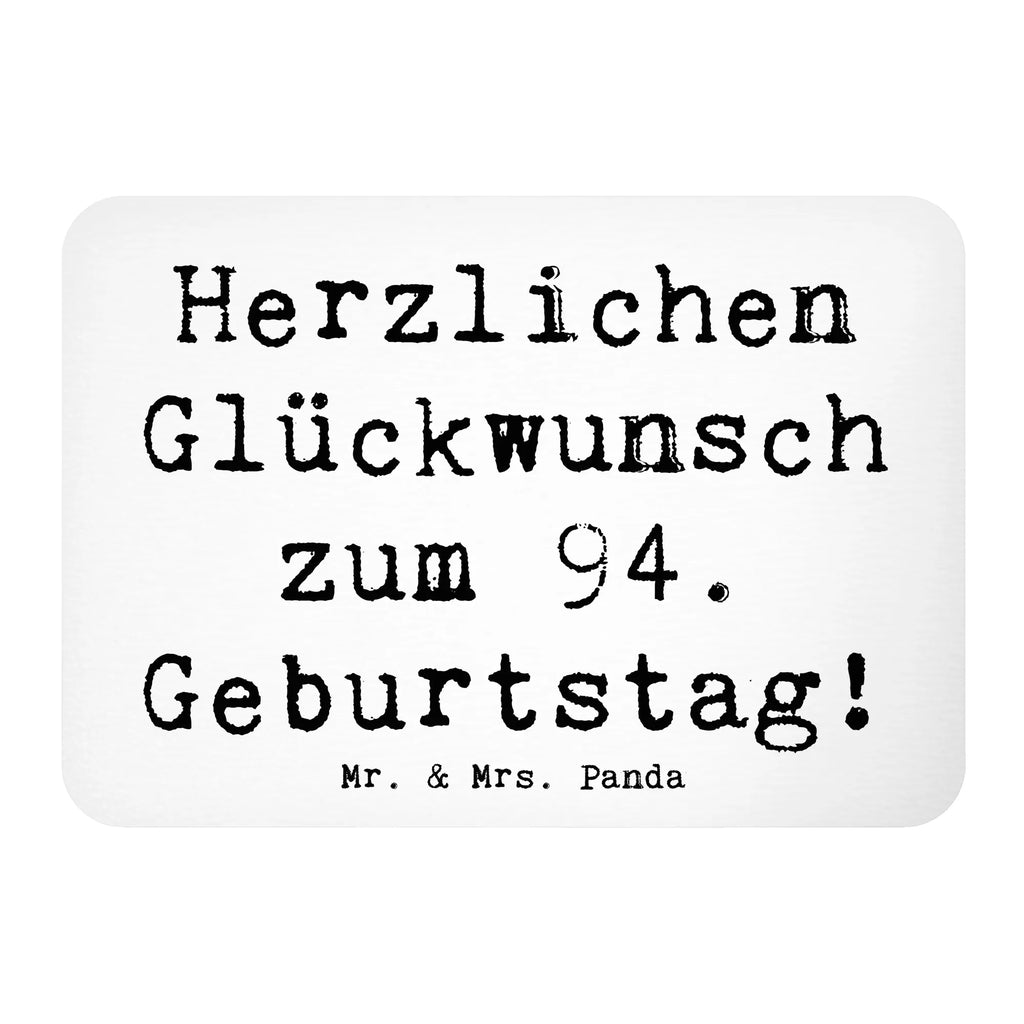 Magnet Saying Herzlichen Glückwunsch zum 94. Geburtstag! Dekomagnet, Notiz Magnet, Motivmagnete, Kühlschrank Dekoration, Souvenir Magnet, Pinnwandmagnet, Kühlschrankmagnet, Whiteboard Magnet, Geburtstag, Geburtstagsgeschenk, Geschenk