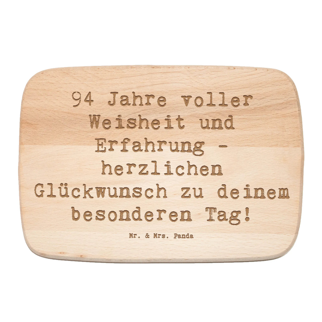 Schneidebrett Spruch 94. Geburtstag Frühstücksbrett, Schneidebrett, Schneidebrett Holz, Holzbrett, Küchenbrett, Frühstücksbrettchen, Geburtstag, Geburtstagsgeschenk, Geschenk