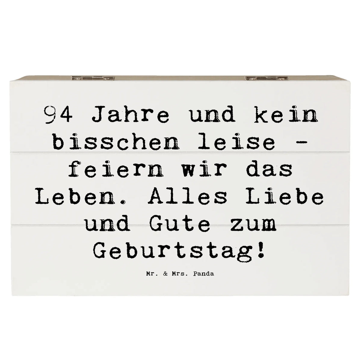 Holzkiste Spruch 94. Geburtstag