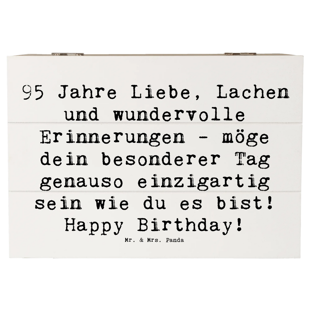 Holzkiste Spruch 95. Geburtstag Geschenkbox, Geschenkdose, Holzkiste, Schatulle, XXL, Dekokiste, Truhe, Erinnerungskiste, Aufbewahrungsbox, Kiste, Erinnerungsbox, Schatzkiste, Geburtstag, Geburtstagsgeschenk, Geschenk