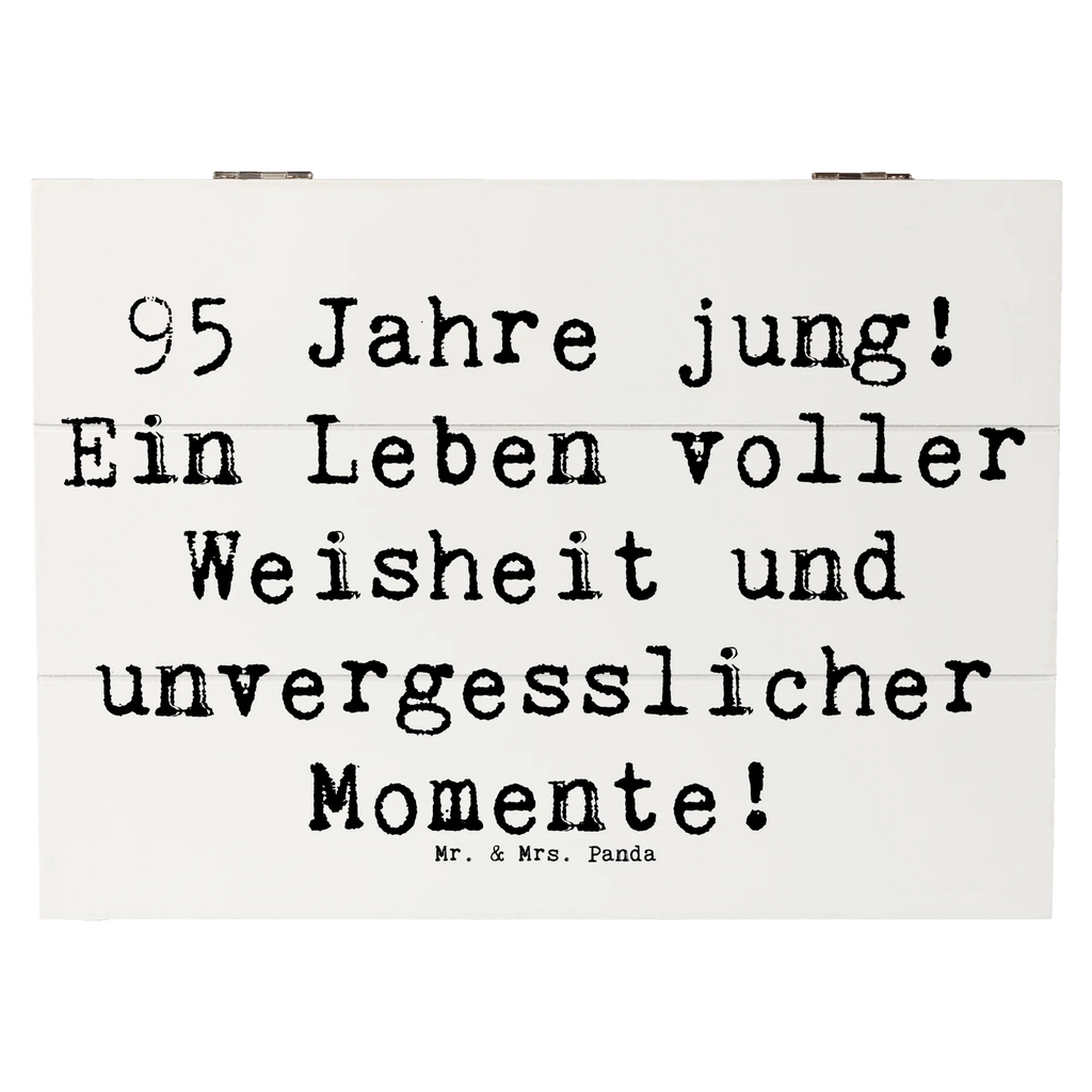 Holzkiste Spruch 95. Geburtstag Weisheit XXL, Kiste, Geschenkbox, Holzkiste, Erinnerungsbox, Geschenkdose, Truhe, Aufbewahrungsbox, Dekokiste, Schatulle, Schatzkiste, Erinnerungskiste, Geburtstag, Geburtstagsgeschenk, Geschenk