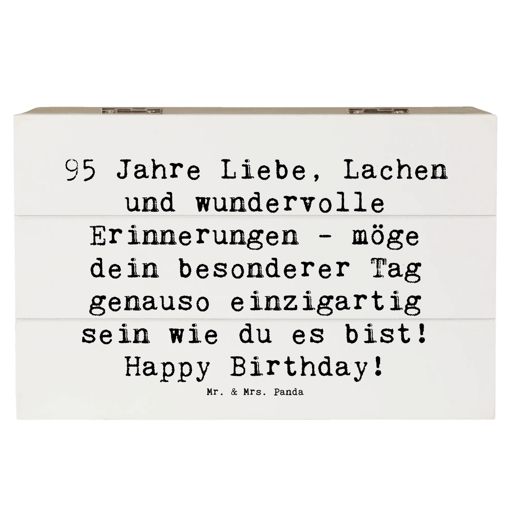 Holzkiste Spruch 95. Geburtstag Geschenkbox, Geschenkdose, Holzkiste, Schatulle, XXL, Dekokiste, Truhe, Erinnerungskiste, Aufbewahrungsbox, Kiste, Erinnerungsbox, Schatzkiste, Geburtstag, Geburtstagsgeschenk, Geschenk