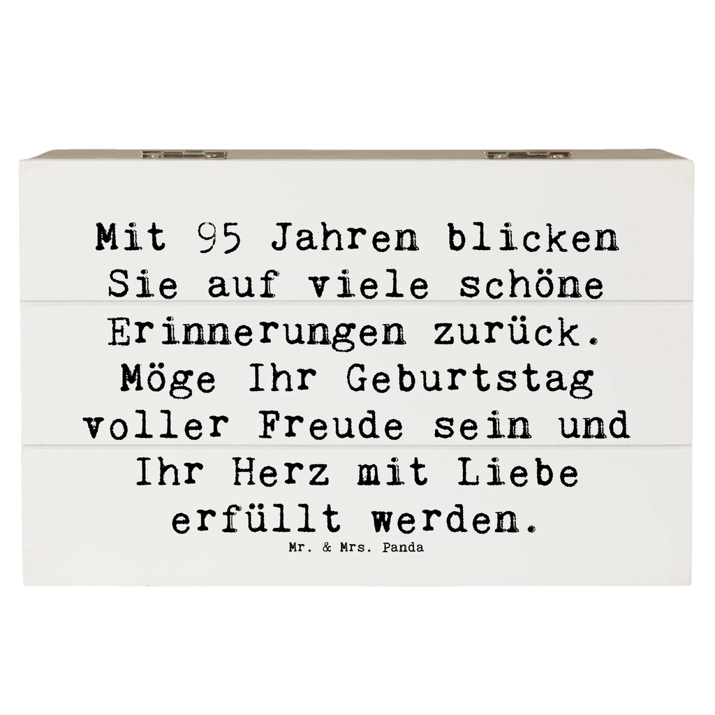 Holzkiste Spruch 95. Geburtstag Erinnerungen Geschenkbox, Kiste, Erinnerungsbox, Geschenkdose, XXL, Truhe, Holzkiste, Aufbewahrungsbox, Erinnerungskiste, Schatzkiste, Schatulle, Dekokiste, Geburtstag, Geburtstagsgeschenk, Geschenk