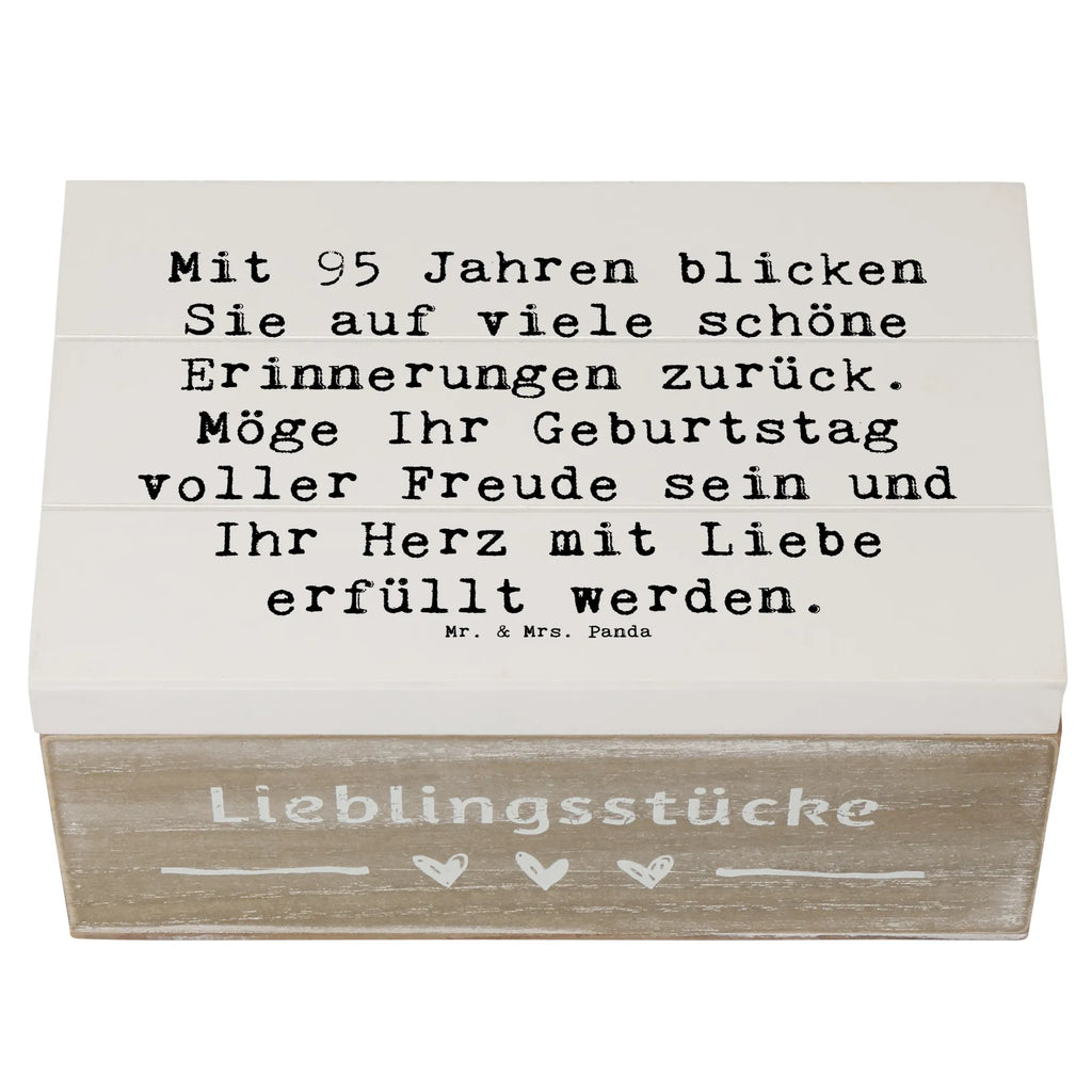 Holzkiste Spruch 95. Geburtstag Erinnerungen Geschenkbox, Kiste, Erinnerungsbox, Geschenkdose, XXL, Truhe, Holzkiste, Aufbewahrungsbox, Erinnerungskiste, Schatzkiste, Schatulle, Dekokiste, Geburtstag, Geburtstagsgeschenk, Geschenk