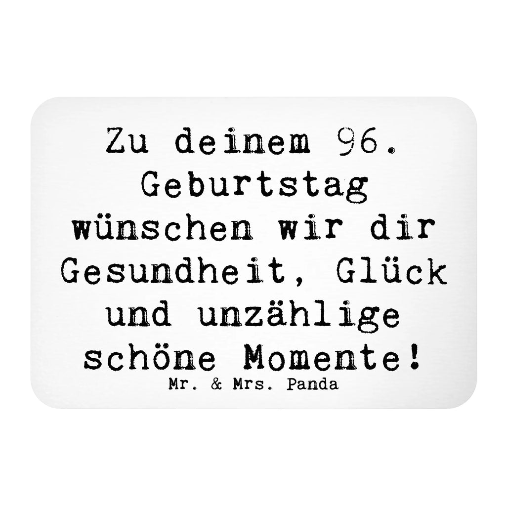 Magnet Saying Zu deinem 96. Geburtstag wünschen wir dir Gesundheit, Glück und unzählige schöne Momente! Souvenir Magnet, Whiteboard Magnet, Kühlschrankmagnet, Motivmagnete, Notiz Magnet, Pinnwandmagnet, Kühlschrank Dekoration, Dekomagnet, Geburtstag, Geburtstagsgeschenk, Geschenk