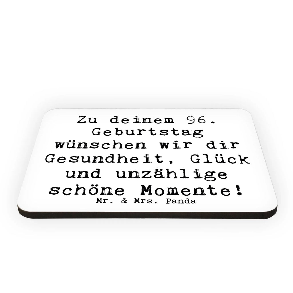 Magnet Saying Zu deinem 96. Geburtstag wünschen wir dir Gesundheit, Glück und unzählige schöne Momente! Souvenir Magnet, Whiteboard Magnet, Kühlschrankmagnet, Motivmagnete, Notiz Magnet, Pinnwandmagnet, Kühlschrank Dekoration, Dekomagnet, Geburtstag, Geburtstagsgeschenk, Geschenk