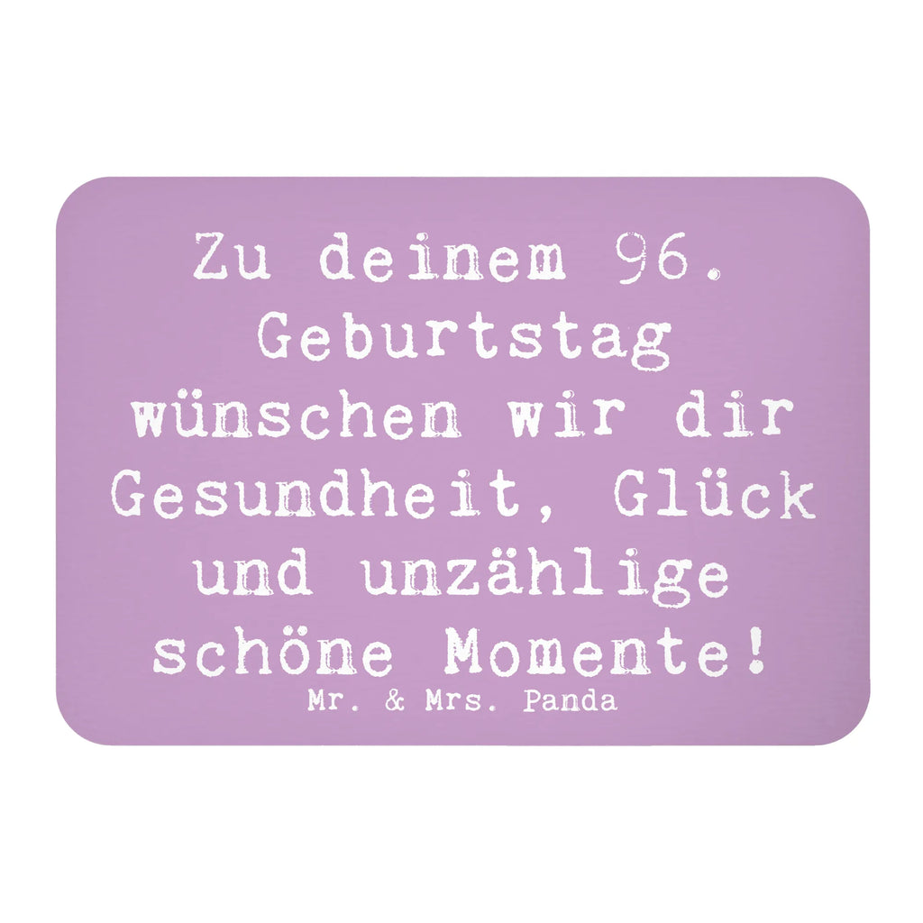 Magnet Saying Zu deinem 96. Geburtstag wünschen wir dir Gesundheit, Glück und unzählige schöne Momente! Souvenir Magnet, Whiteboard Magnet, Kühlschrankmagnet, Motivmagnete, Notiz Magnet, Pinnwandmagnet, Kühlschrank Dekoration, Dekomagnet, Geburtstag, Geburtstagsgeschenk, Geschenk