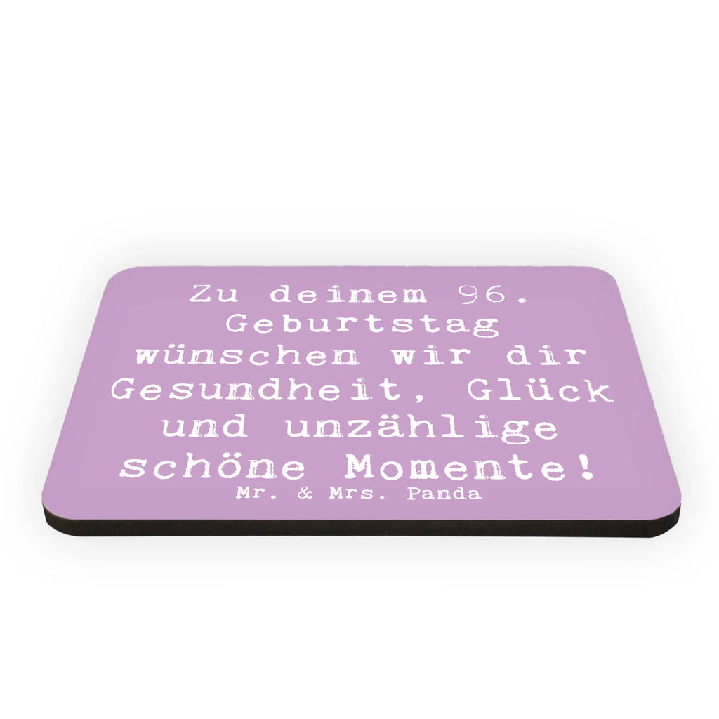 Magnet Saying Zu deinem 96. Geburtstag wünschen wir dir Gesundheit, Glück und unzählige schöne Momente! Souvenir Magnet, Whiteboard Magnet, Kühlschrankmagnet, Motivmagnete, Notiz Magnet, Pinnwandmagnet, Kühlschrank Dekoration, Dekomagnet, Geburtstag, Geburtstagsgeschenk, Geschenk
