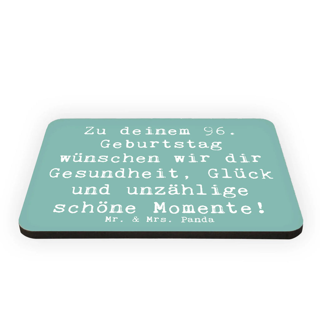 Magnet Saying Zu deinem 96. Geburtstag wünschen wir dir Gesundheit, Glück und unzählige schöne Momente! Souvenir Magnet, Whiteboard Magnet, Kühlschrankmagnet, Motivmagnete, Notiz Magnet, Pinnwandmagnet, Kühlschrank Dekoration, Dekomagnet, Geburtstag, Geburtstagsgeschenk, Geschenk