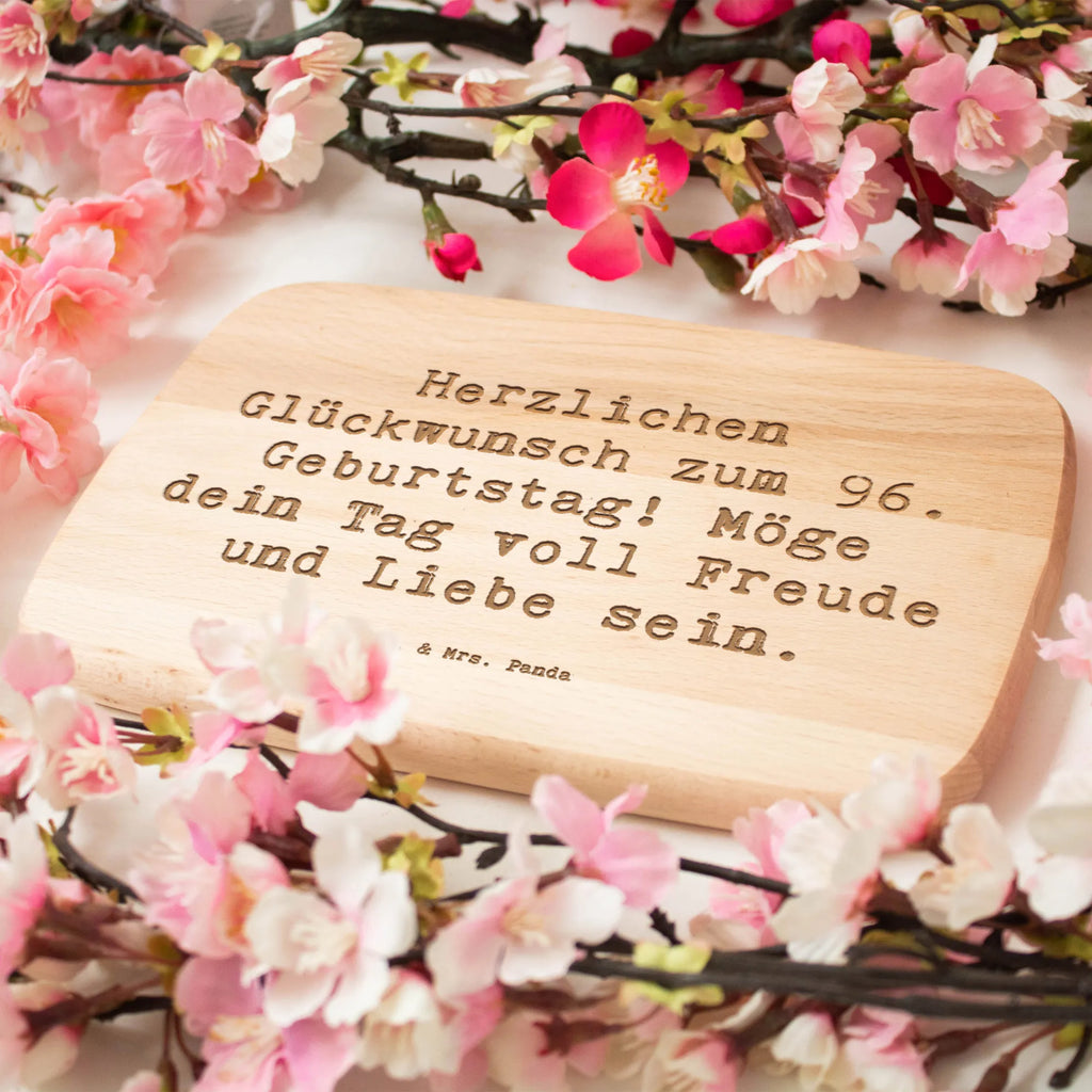Holzbrett Spruch 96. Geburtstag Freude Küchenbrett, Frühstücksbrett, Frühstücksbrettchen, Holzbrett, Schneidebrett, Schneidebrett Holz, Geburtstag, Geburtstagsgeschenk, Geschenk