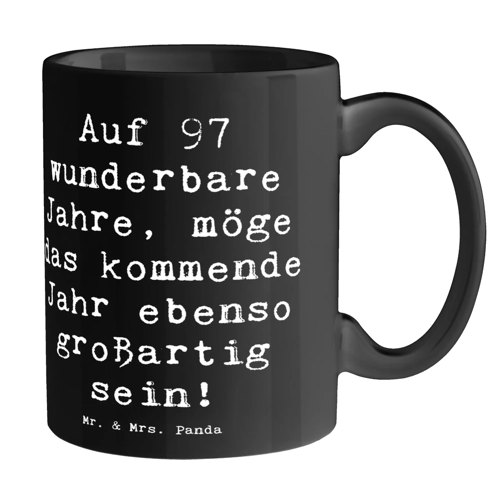 Tasse 97. Geburtstag Porzellantasse, Kaffeetasse, Tasse, Bürotasse, Keramiktasse, Tasse mit Zitaten, Teetasse, Geschenktasse, Tasse mit Motiven, Geburtstag, Geburtstagsgeschenk, Geschenk