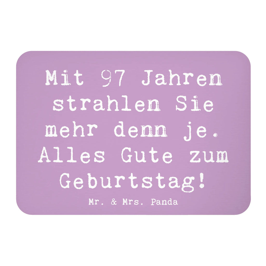 Magnet Saying Mit 97 Jahren strahlen Sie mehr denn je. Alles Gute zum Geburtstag! Dekomagnet, Motivmagnete, Whiteboard Magnet, Souvenir Magnet, Kühlschrank Dekoration, Notiz Magnet, Pinnwandmagnet, Kühlschrankmagnet, Geburtstag, Geburtstagsgeschenk, Geschenk