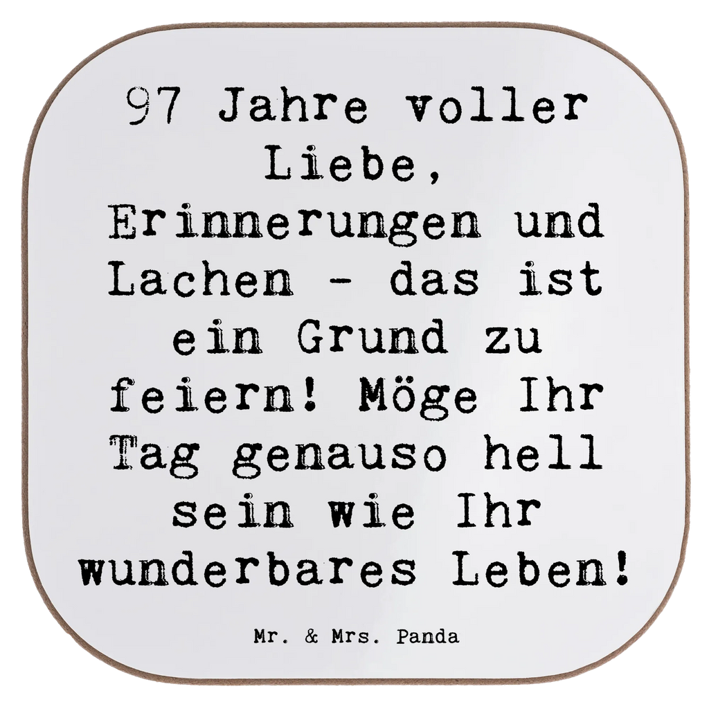 Square coaster Saying 97 Jahre voller Liebe, Erinnerungen und Lachen - das ist ein Grund zu feiern! Möge Ihr Tag genauso hell sein wie Ihr wunderbares Leben! Untersetzer aus Holz, Glasuntersetzer, Untersetzer Holz, Untersetzer, Untersetzer für Gläser, Untersetzer Design, Getränkeuntersetzer, Holzuntersetzer, Untersetzer Gläser, Tassen Untersetzer, Korkuntersetzer, Bierdeckel, Geburtstag, Geburtstagsgeschenk, Geschenk